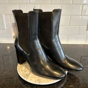 NWT Black Ankle Boots size 10